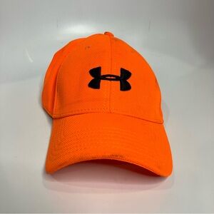 Under Armour hunters orange bill cap mens size large